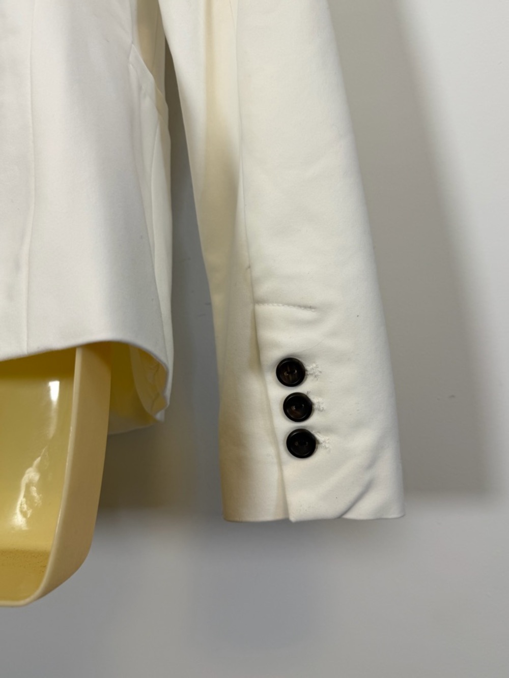 Philosophy White Single-Button Blazer - image 6